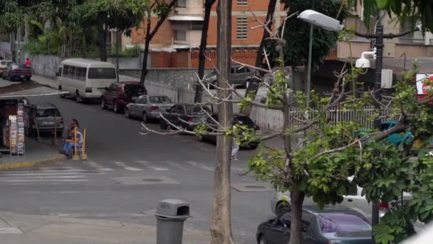 Неизвестные Около Станции Метро Hoyada Центре Каракаса Столицы Венесуэлы Около — стоковое видео