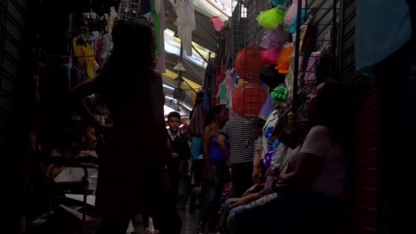 Ongeïdentificeerde Mensen Mercado Guaicaipuro Markt Caracas Hoofdstad Van Venezuela Circa — Stockvideo