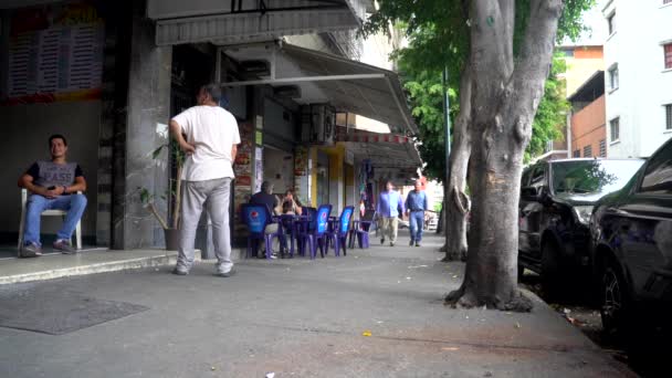 Niezidentyfikowane Osoby Pobliżu Stacji Metra Hoyada Centrum Caracas Stolicy Wenezueli — Wideo stockowe