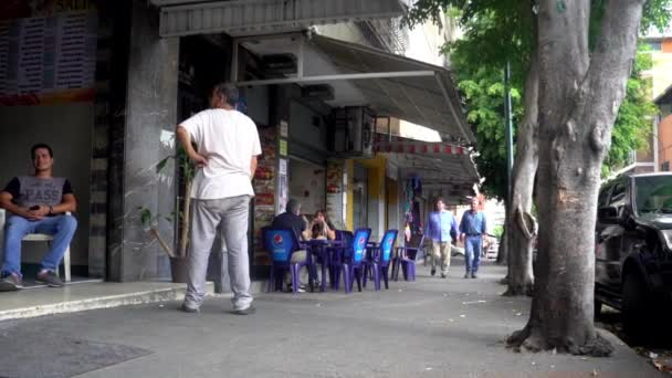 Pessoas Não Identificadas Perto Estação Metrô Hoyada Centro Caracas Capital — Vídeo de Stock