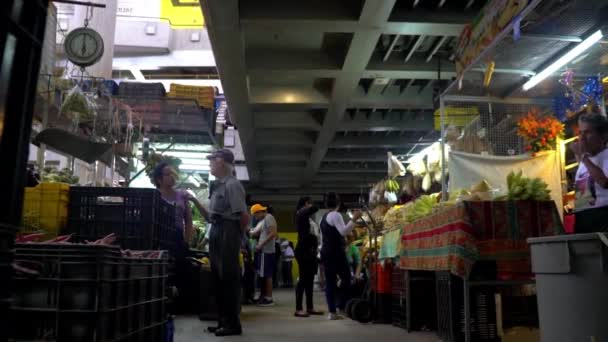 Personnes Non Identifiées Marché Mercado Municipal Chacao Dans Quartier Chacao — Video