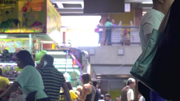 Venezuela Nın Başkenti Caracas Chacao Semtindeki Mercado Belediye Chacao Pazarında — Stok video
