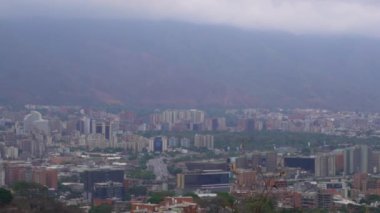 View of Caracas, the capital of Venezuela, from the Mirador de Valle Arriba viewpoint circa Mach 2019
