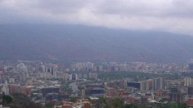 View of Caracas, the capital of Venezuela, from the Mirador de Valle Arriba viewpoint circa Mach 2019