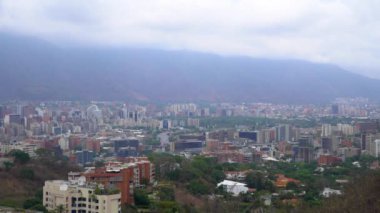 View of Caracas, the capital of Venezuela, from the Mirador de Valle Arriba viewpoint circa Mach 2019