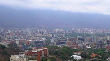 View of Caracas, the capital of Venezuela, from the Mirador de Valle Arriba viewpoint circa Mach 2019