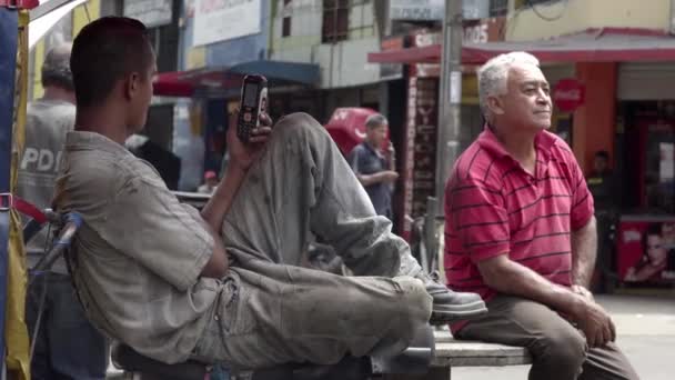 Personas Identificadas Barrio Triste Medellín Colombia Alrededor Abril 2019 — Vídeo de stock