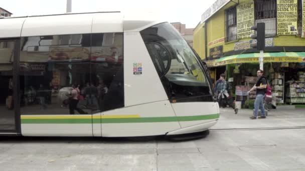 Tranvía Ayacucho Medellín Colombia Alrededor Del 201 Abril — Vídeo de stock