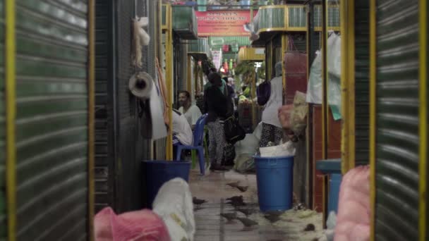 Unidentified People Plaza Minorista Farmers Market Minorista Square Medellin Colombia — Stock Video