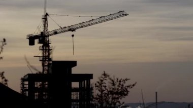 Zaisan Anıtı 'ndan Moğolistan' ın başkenti Ulaanbaatar manzarası, yaklaşık Mart 2019