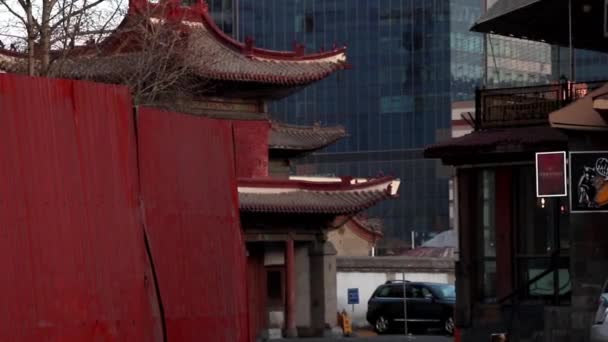 Street Traffic Ulaanbaatar Capital Mongolia Circa March 2019 — Stock Video