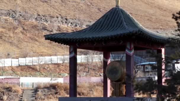 Parte Inferior Del Monumento Zaisan Ulán Bator Capital Mongolia — Vídeos de Stock