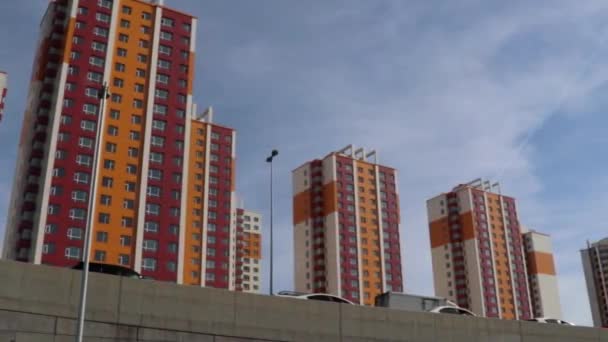 Housing Estate Ulaanbaatar Capital Mongolia Circa March 2019 — Stock Video