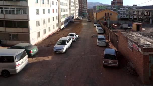 Residenza Ulaanbaatar Capitale Della Mongolia Circa Marzo 2019 — Video Stock