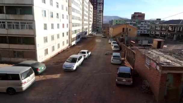 Κατοικία Στο Ουλάν Μπατόρ Την Πρωτεύουσα Της Μογγολίας Περίπου Τον — Αρχείο Βίντεο