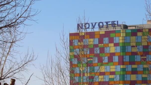 Отель Novotel Улан Баторе Столице Монголии Около Марта 2019 Года — стоковое видео