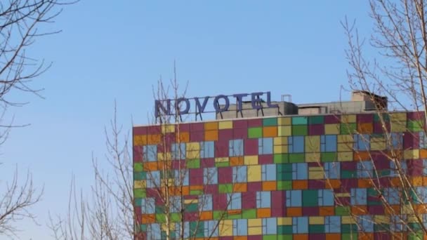 Отель Novotel Улан Баторе Столице Монголии Около Марта 2019 Года — стоковое видео