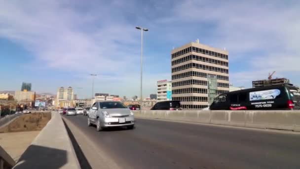 Traffico Stradale Ulaanbaatar Capitale Della Mongolia Circa Marzo 2019 — Video Stock