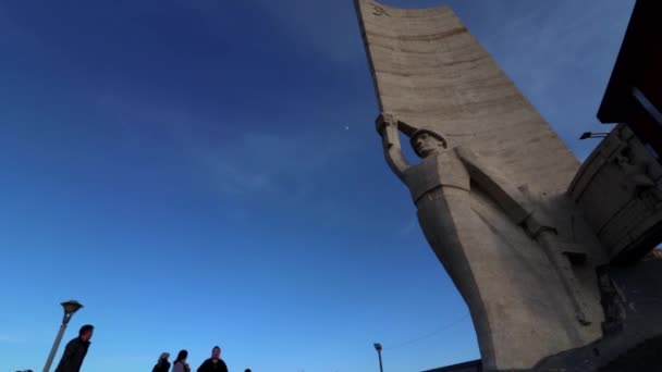 Památník Zaisan Memorial Ulaanbaatar Hlavním Městě Mongolska Kolem Března 2019 — Stock video