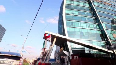 Moğolistan 'ın başkenti Ulaanbaatar' daki Blue Sky Otel ve Kulesi, yaklaşık Mart 2019