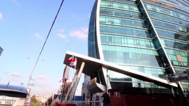 Moğolistan 'ın başkenti Ulaanbaatar' daki Blue Sky Otel ve Kulesi, yaklaşık Mart 2019