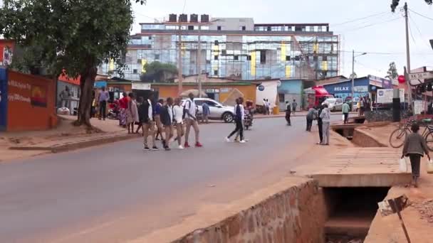 Ongeïdentificeerde Personen Kicukiro Markt Kigali Rwanda Maart 2019 — Stockvideo