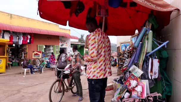 Orang Tak Dikenal Pasar Kicukiro Kigali Rwanda Pada Maret 2019 — Stok Video