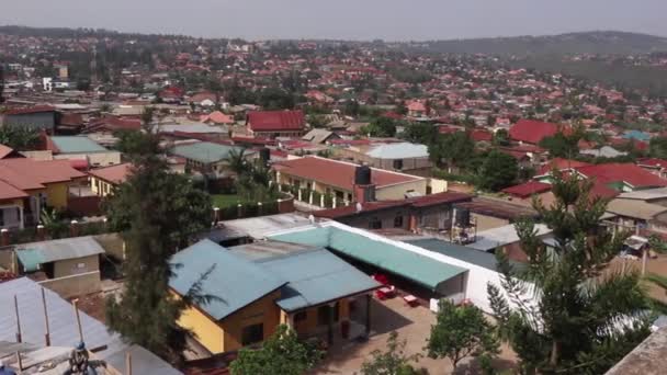 Дорожній Рух Районі Кікукіро Кігалі Столиці Руанди Східна Африка Приблизно — стокове відео