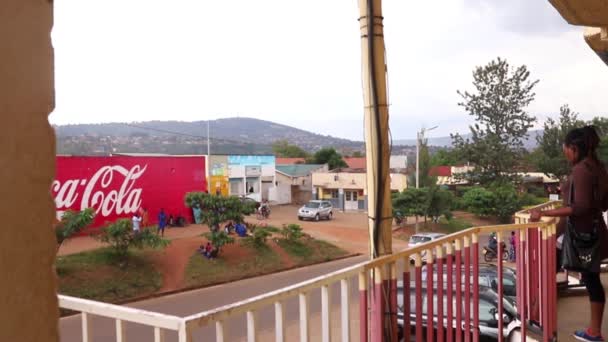 Движение Рынке Зиния Кигали Руанда Марте 2019 Года — стоковое видео