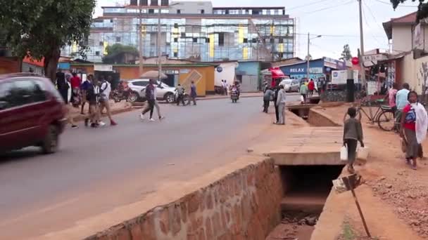 Personnes Non Identifiées Marché Kicukiro Kigali Rwanda Mars 2019 — Video