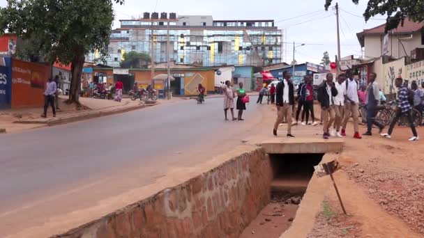 Непізнані Люди Ринку Кікукіро Кігалі Руанда Березні 2019 Року — стокове відео