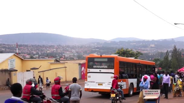 Road Traffic Kicukiro District Kigali Capital Rwanda East Africa Circa — Stock Video