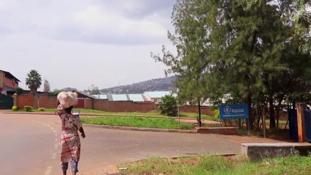 Mart 2019 Kigali Ruanda Daki Ziniya Pazarı Nda Trafik Vardı — Stok video