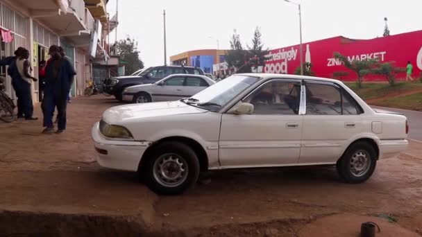 Traffico Mercato Ziniya Kigali Ruanda Marzo 2019 — Video Stock