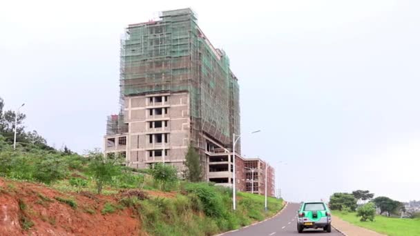Road Leading City Centre Kigali Capital Rwanda East Africa March — 비디오