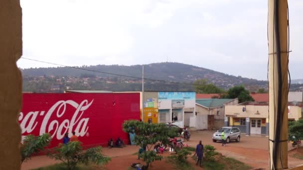 Trafic Marché Ziniya Kigali Rwanda Mars 2019 — Video