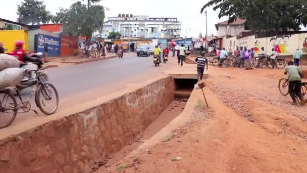 Unidentified People Kicukiro Market Kigali Rwanda March 2019 — Stock Video
