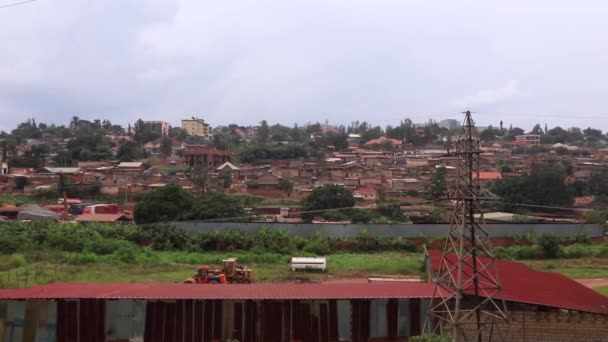 Pohled Okres Kimihurura Kigali Hlavní Město Rwandy Východní Afrika Kolem — Stock video