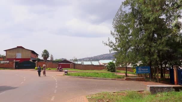 Mart 2019 Kigali Ruanda Daki Ziniya Pazarı Nda Trafik Vardı — Stok video