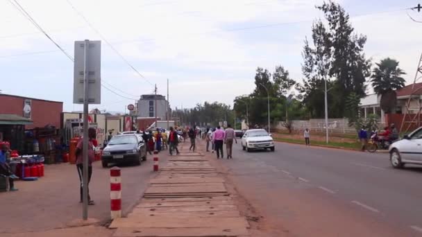 Неизвестные Рынке Кикукиро Кигали Руанда Марте 2019 Года — стоковое видео