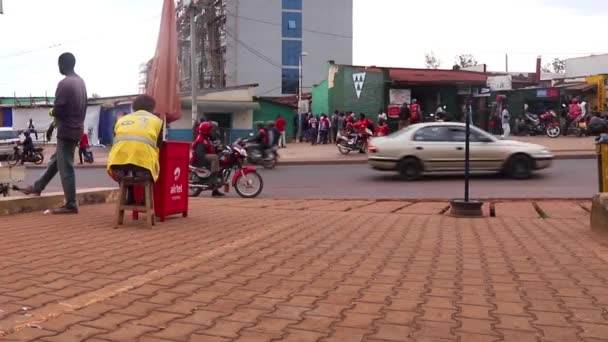 Unidentified People Kicukiro Market Kigali Rwanda March 2019 — Stock Video