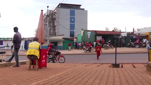 Unidentified People Kicukiro Market Kigali Rwanda March 2019 — Stock Video