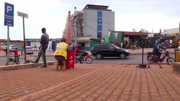 Unidentified People Kicukiro Market Kigali Rwanda March 2019 — Stock Video