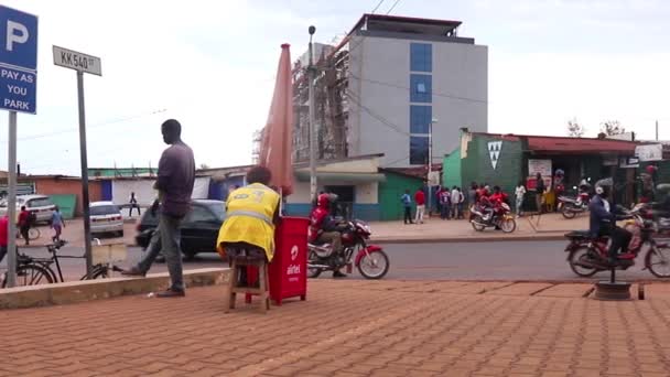 Azonosítatlan Személyek Kicukiro Piacon Kigaliban Ruandában 2019 Márciusában — Stock videók