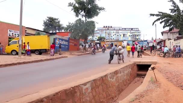 Ongeïdentificeerde Personen Kicukiro Markt Kigali Rwanda Maart 2019 — Stockvideo