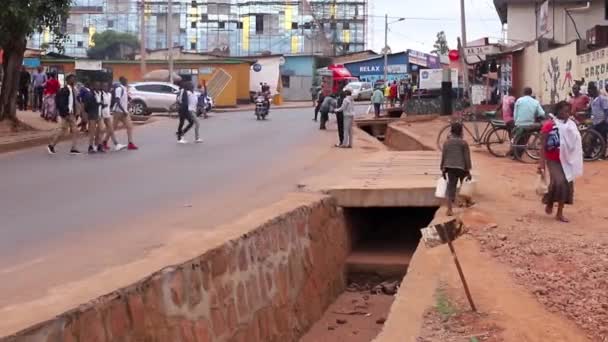 Neidentifikovaní Lidé Trhu Kicukiro Kigali Rwandě Březnu 2019 — Stock video