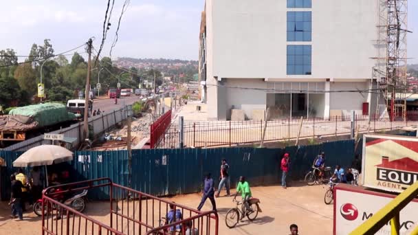 Tráfego Rodoviário Distrito Kicukiro Kigali Capital Ruanda África Oriental Por — Vídeo de Stock