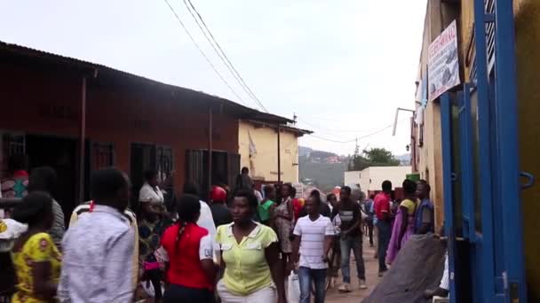 Personnes Non Identifiées Marché Kicukiro Kigali Rwanda Mars 2019 — Video