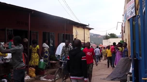 Mart 2019 Kigali Ruanda Daki Kicukiro Pazarı Nda Kimliği Belirsiz — Stok video