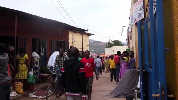 Personas Identificadas Mercado Kicukiro Kigali Ruanda Marzo 2019 — Vídeo de stock